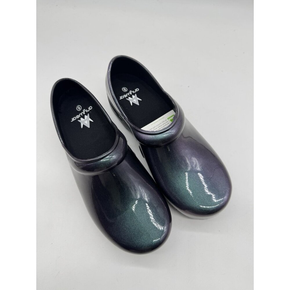 Anywear Unisex Anti Slip Closed Back EVA Nursing Clogs Shoes - Size W8 M6